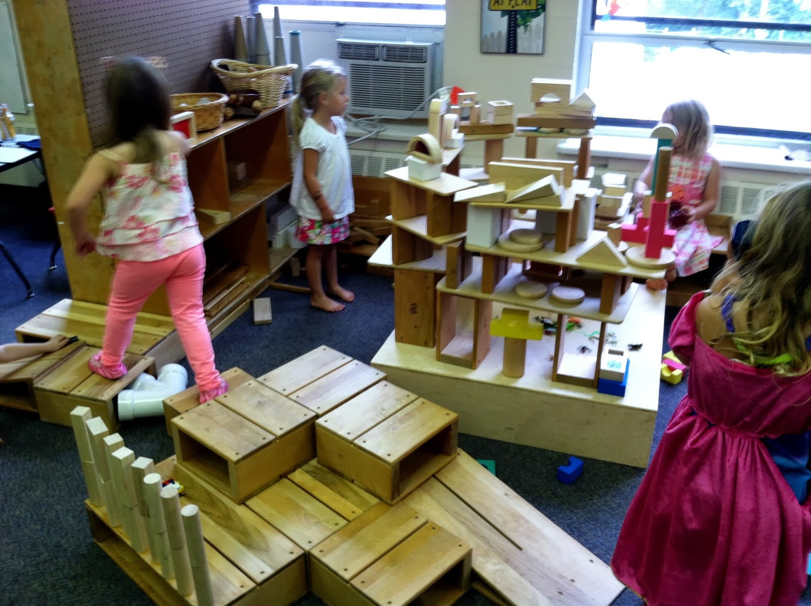 art and soul preschool Our Block Area