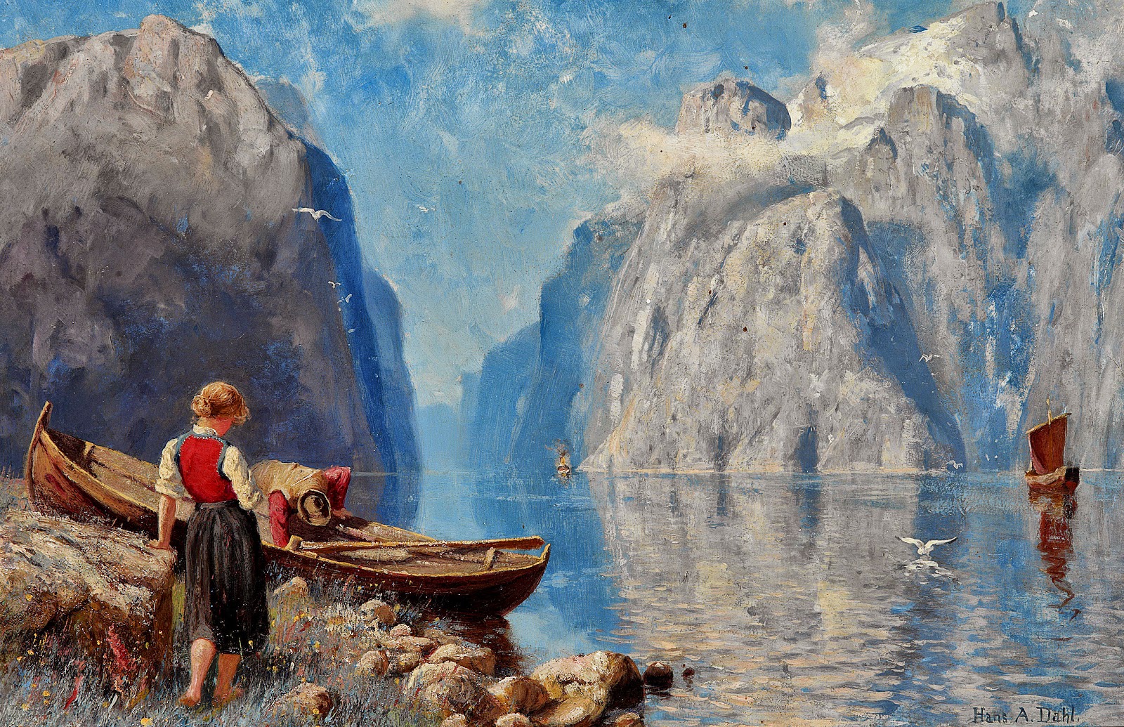 Hans Dahl (18491937) Masterpiece of Art
