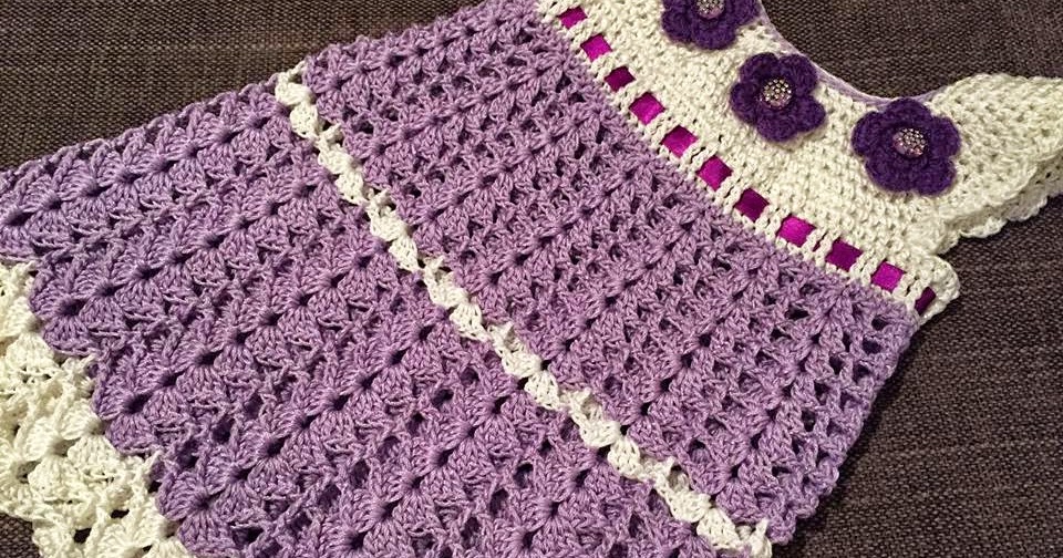 The Daily Knitter & Crocheter: Crochet baby dress pattern ...