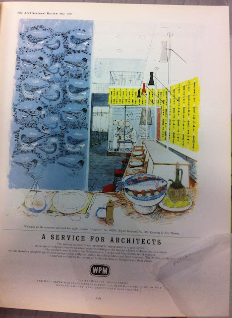 Ad for Architectural Review drawn by Roger Nicholson Ad for Architectural Review drawn by Roger Nicholson
