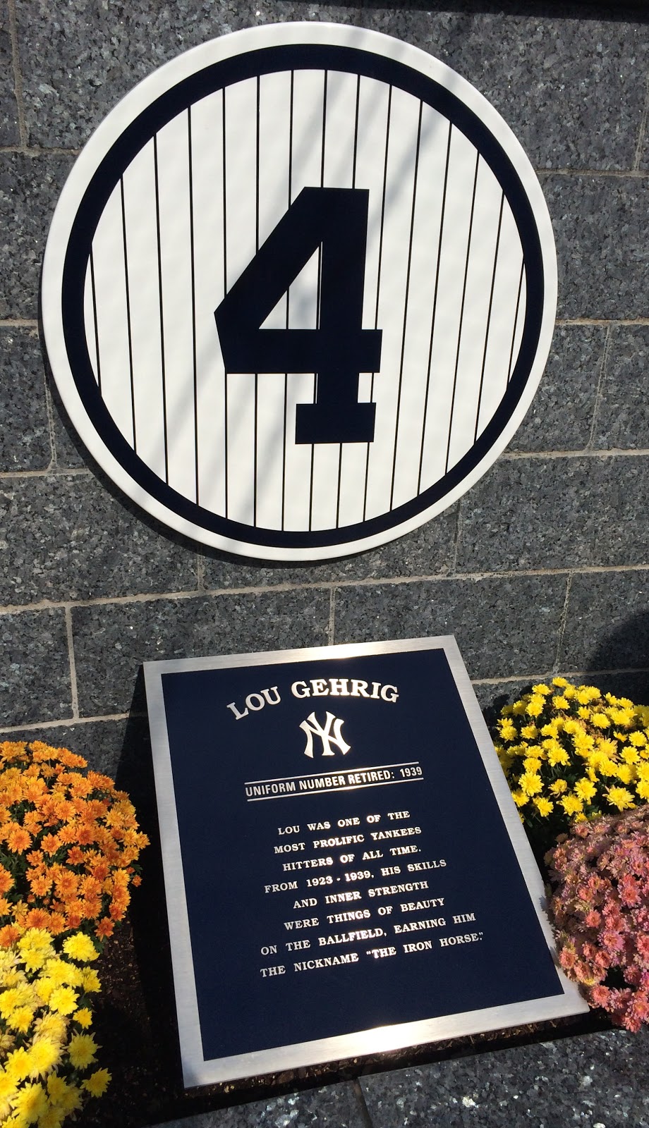 Attempted Bloggery: Yankee Stadium's Monument Park