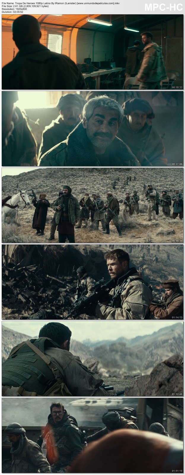 Capturas de la película.