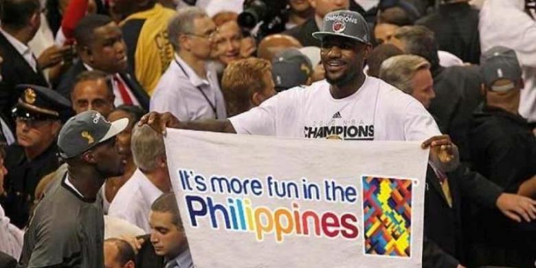 Filipina Dilanda LeBron Mania Filipina Dilanda LeBron Mania
