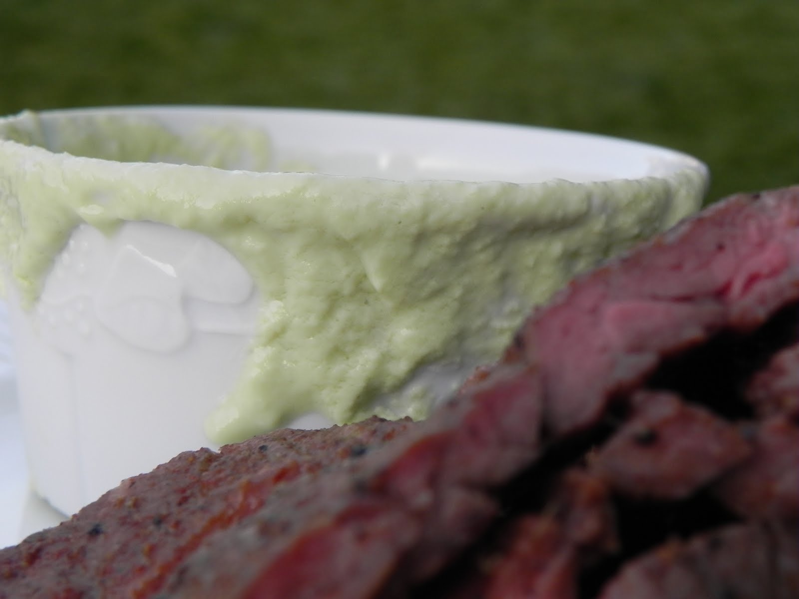 Gift of Simplicity Spicy Skirt Steak with Avocado Dipping Sauce