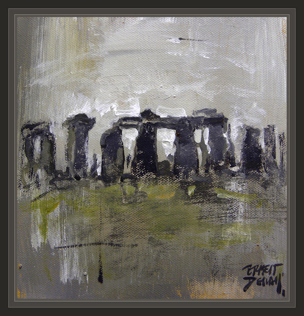 STONEHENGE-ANUNNAKI-OBSERVATORIOS-MONUMENTOS-ARTE-PINTURA-PAINTINGS-ERNEST DESCALS-