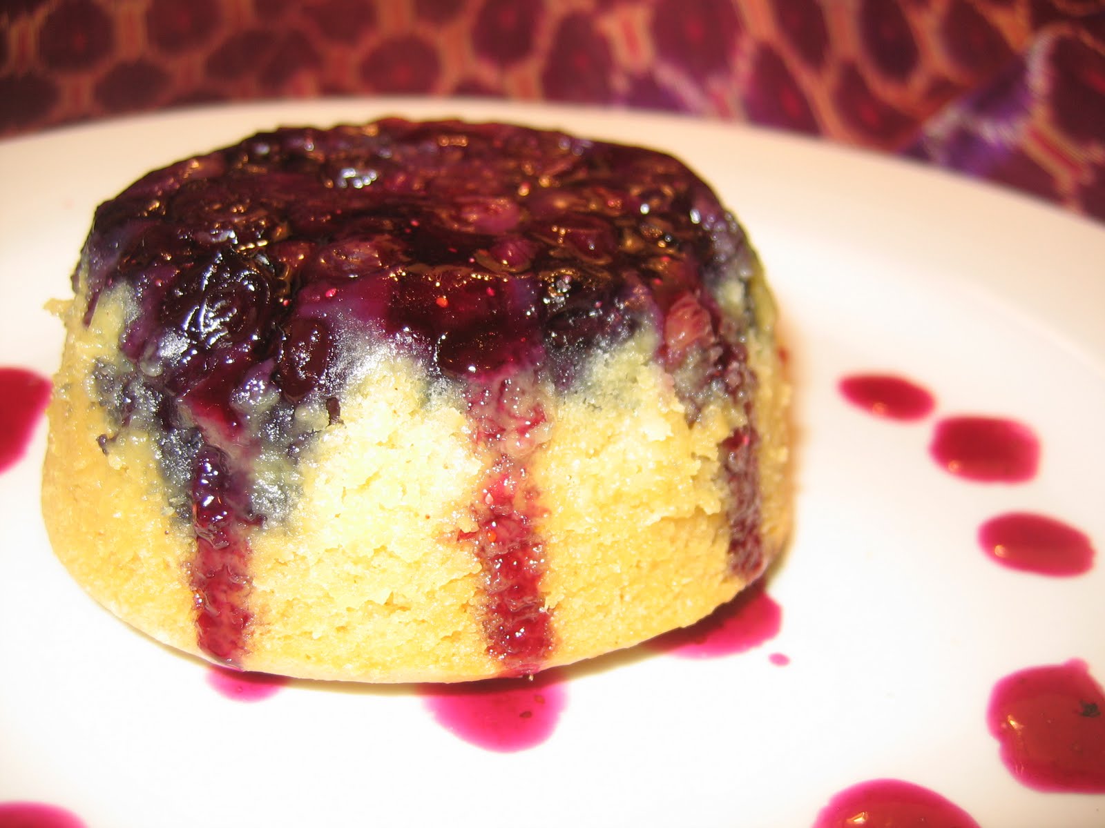 Morsels and Musings steamed blueberry puddings