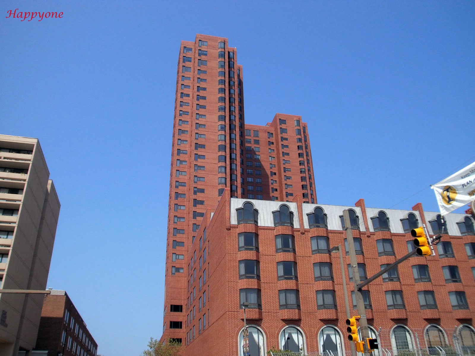 Tall Brick Building