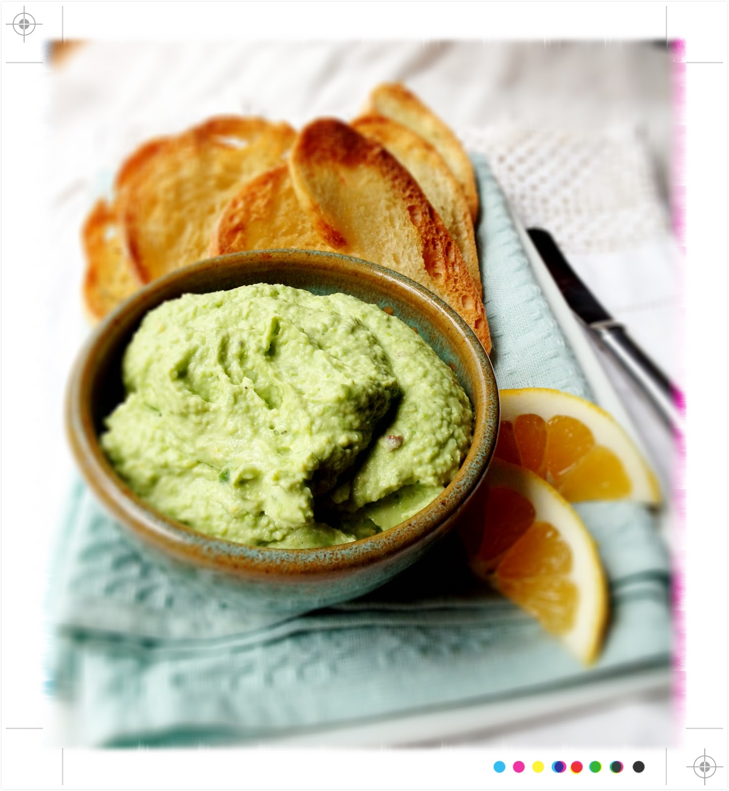 Toast In SeasonSpicy Broad Bean, Pea & Goat’s Cheese Pate