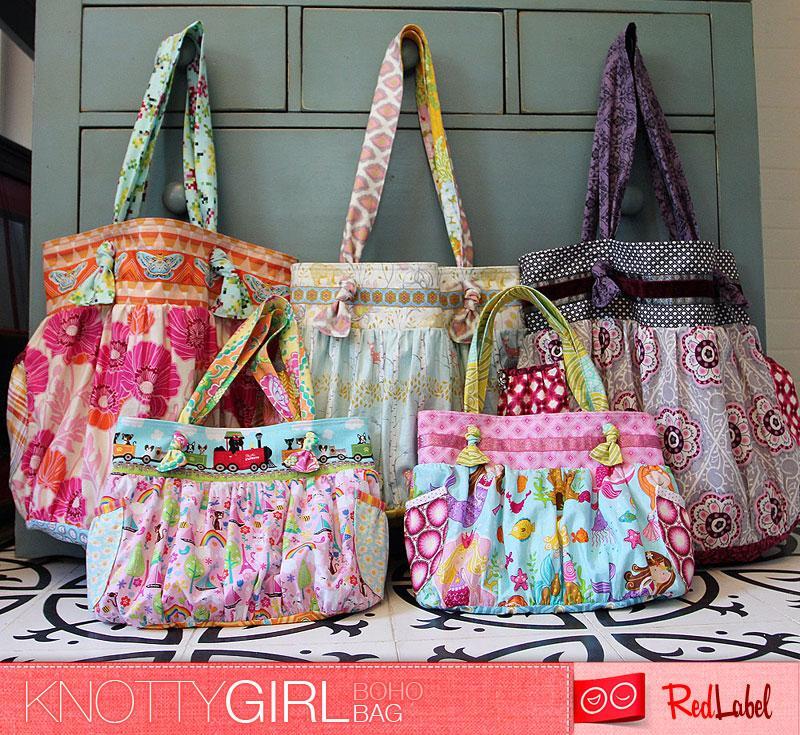 Knotty Girl Boho Bag by Red Label Designs — Pattern Revolution