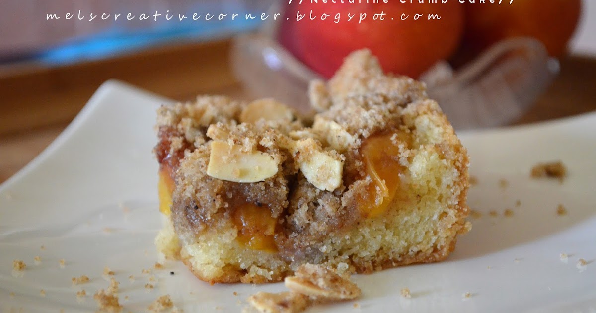 Nectarine Crumb Cake!