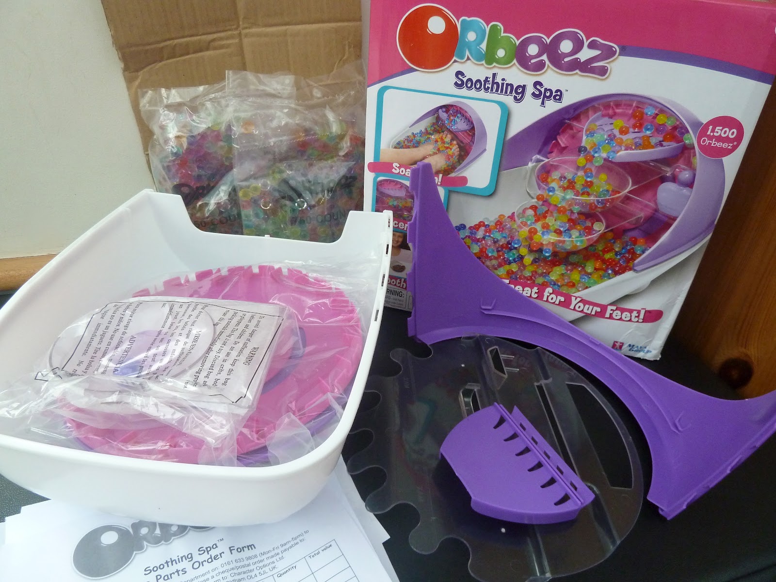 orbeez foot spa batteries