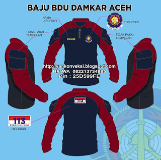 KAOS BDU DAMKAR ACEH