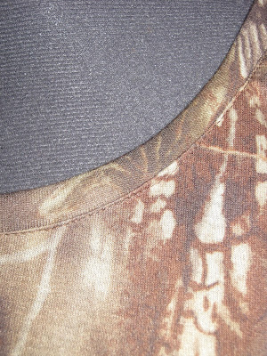 Camouflage Knit Long Sleeve T-shirt www.sewplus.blogspot.com