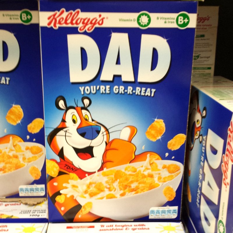 Grocery Gems New Instore Kellogg's Frosties Father's Day Box, Custard