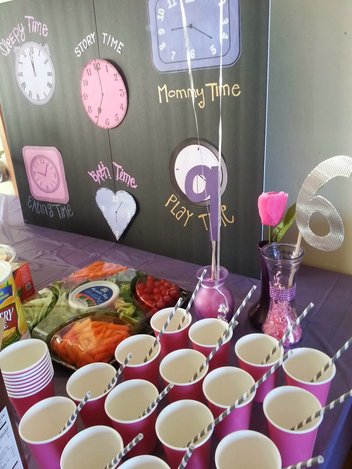 Around the Clock Baby Shower for a Girl! Her Five Cents