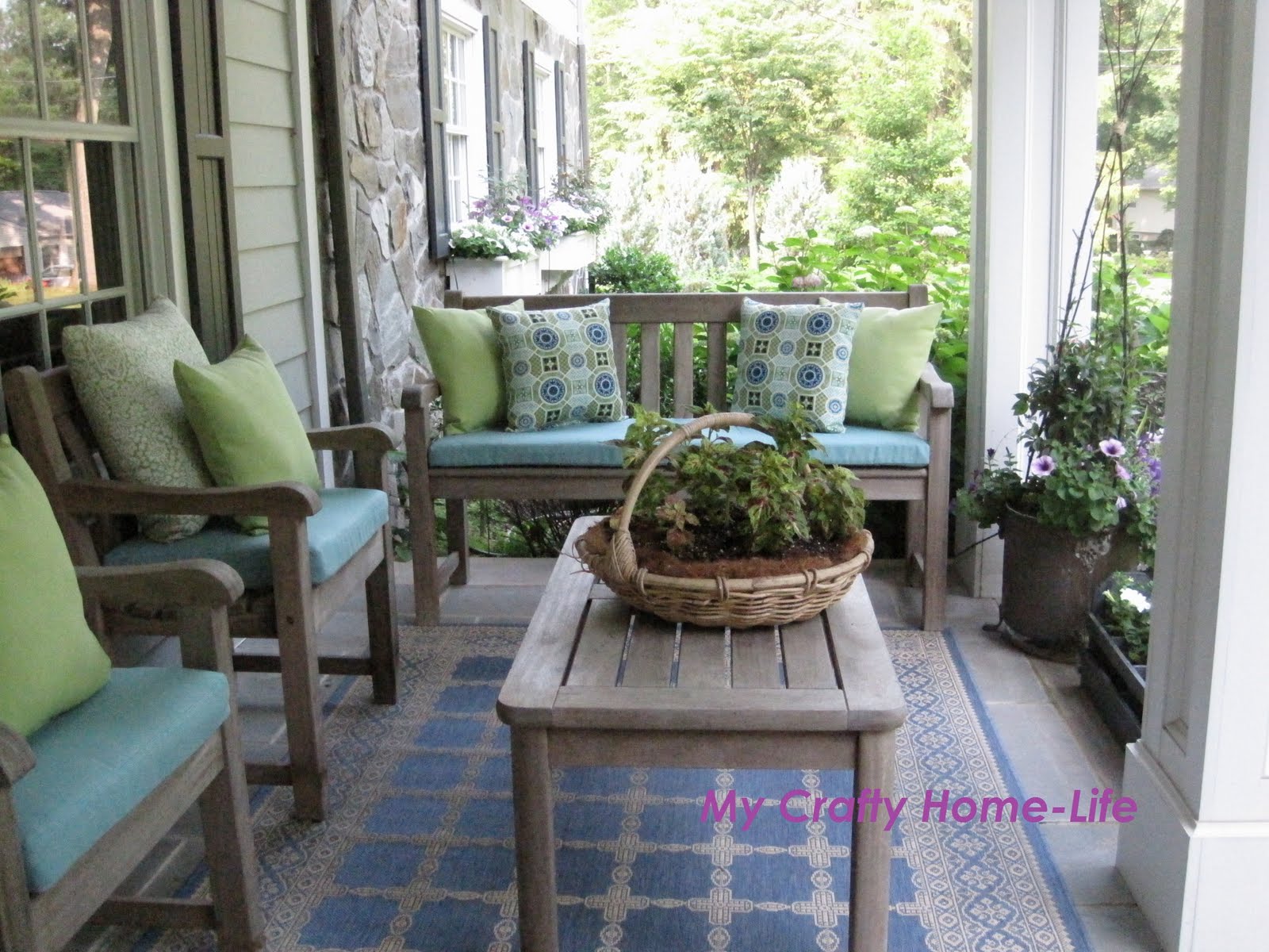 Front porch Furniture arrangement, Family room decorating, Furniture