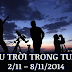 Bầu trời trong tuần từ 2/11 tới 8/11/2014