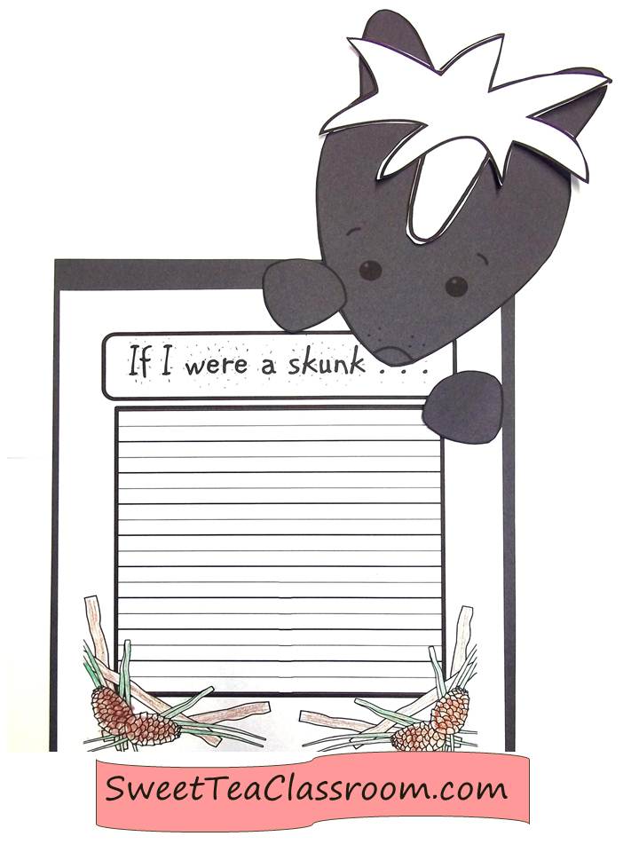 Sweet Tea Classroom: Skunks in the Classroom {Skunk Writing Prompts and