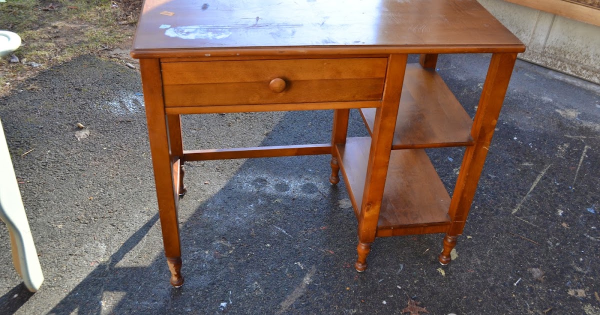 Heir and Space A Vintage Maple Desk