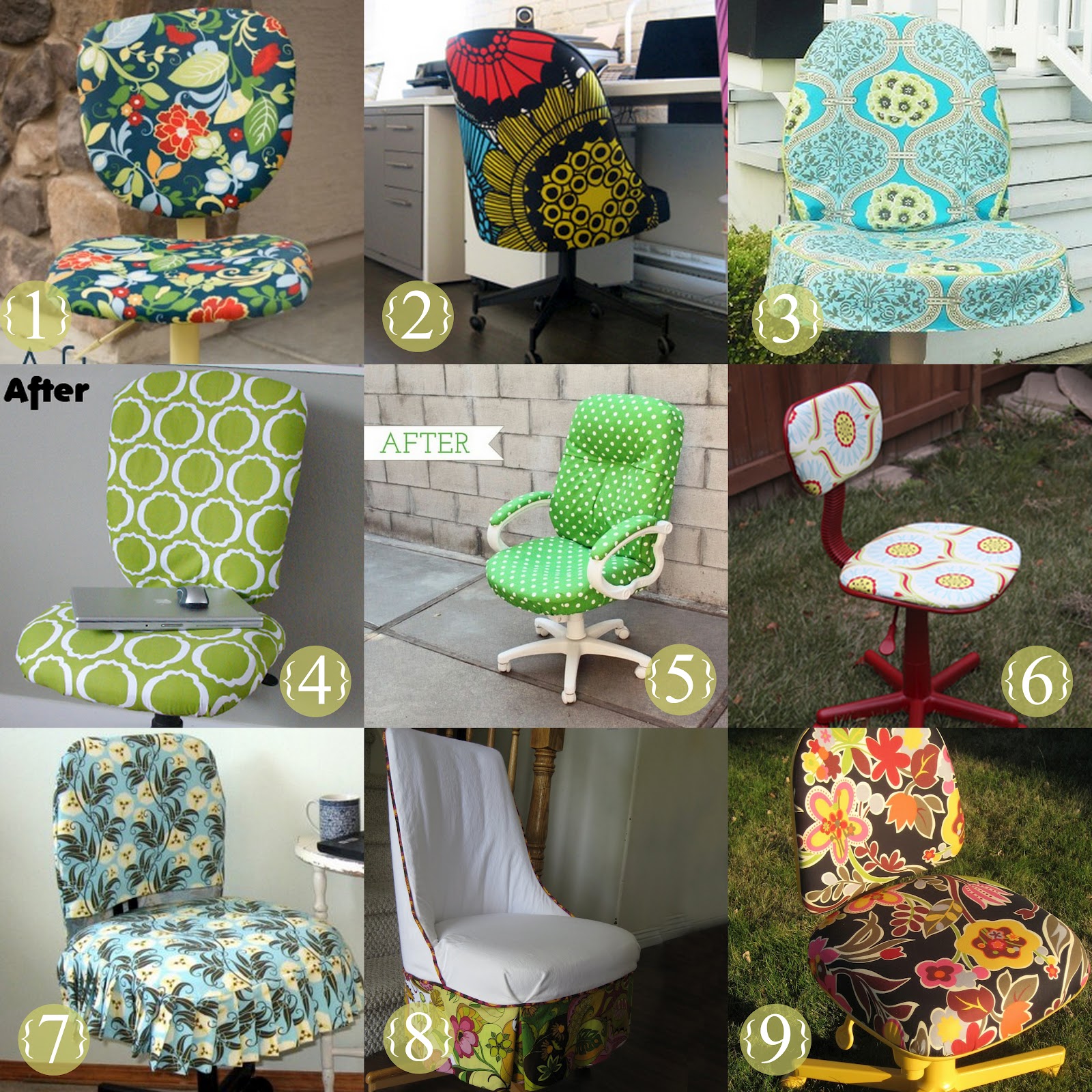 Grosgrain The Dreaded Plastic Office Chair on Wheels