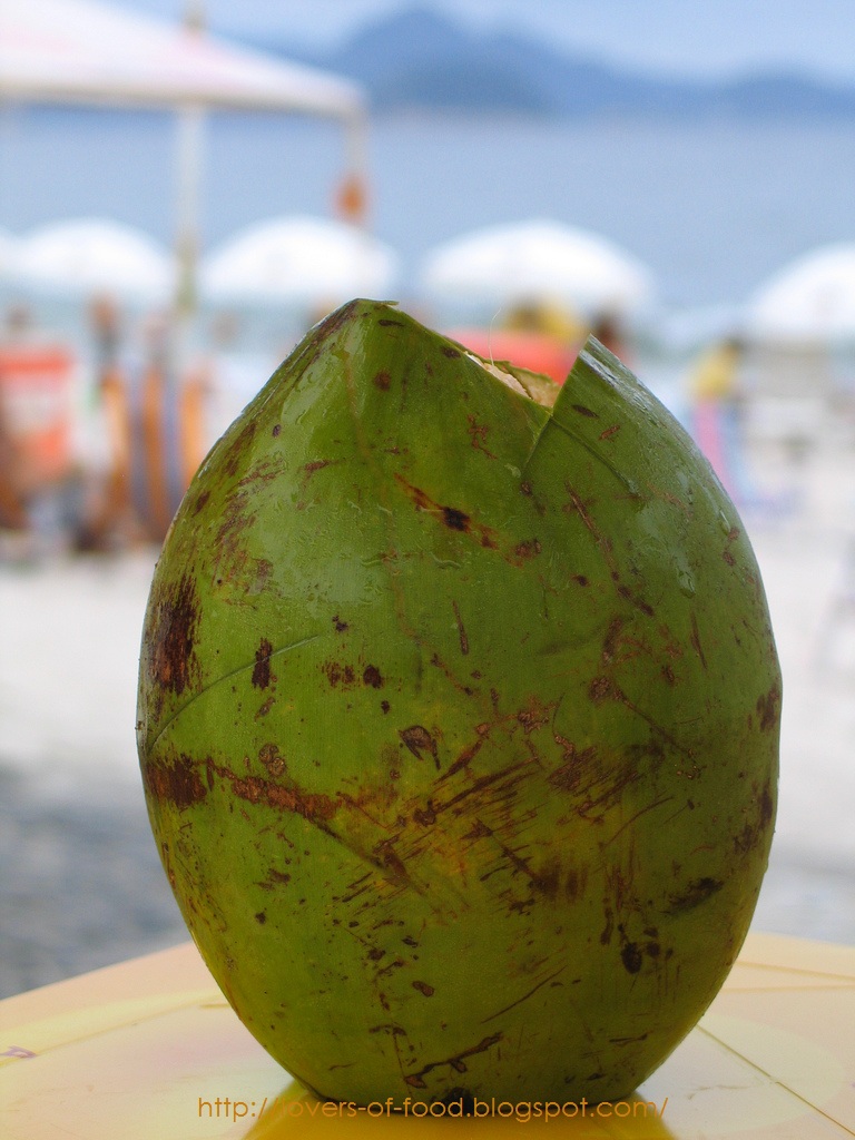 Food from all over the World Watery Green Coconuts