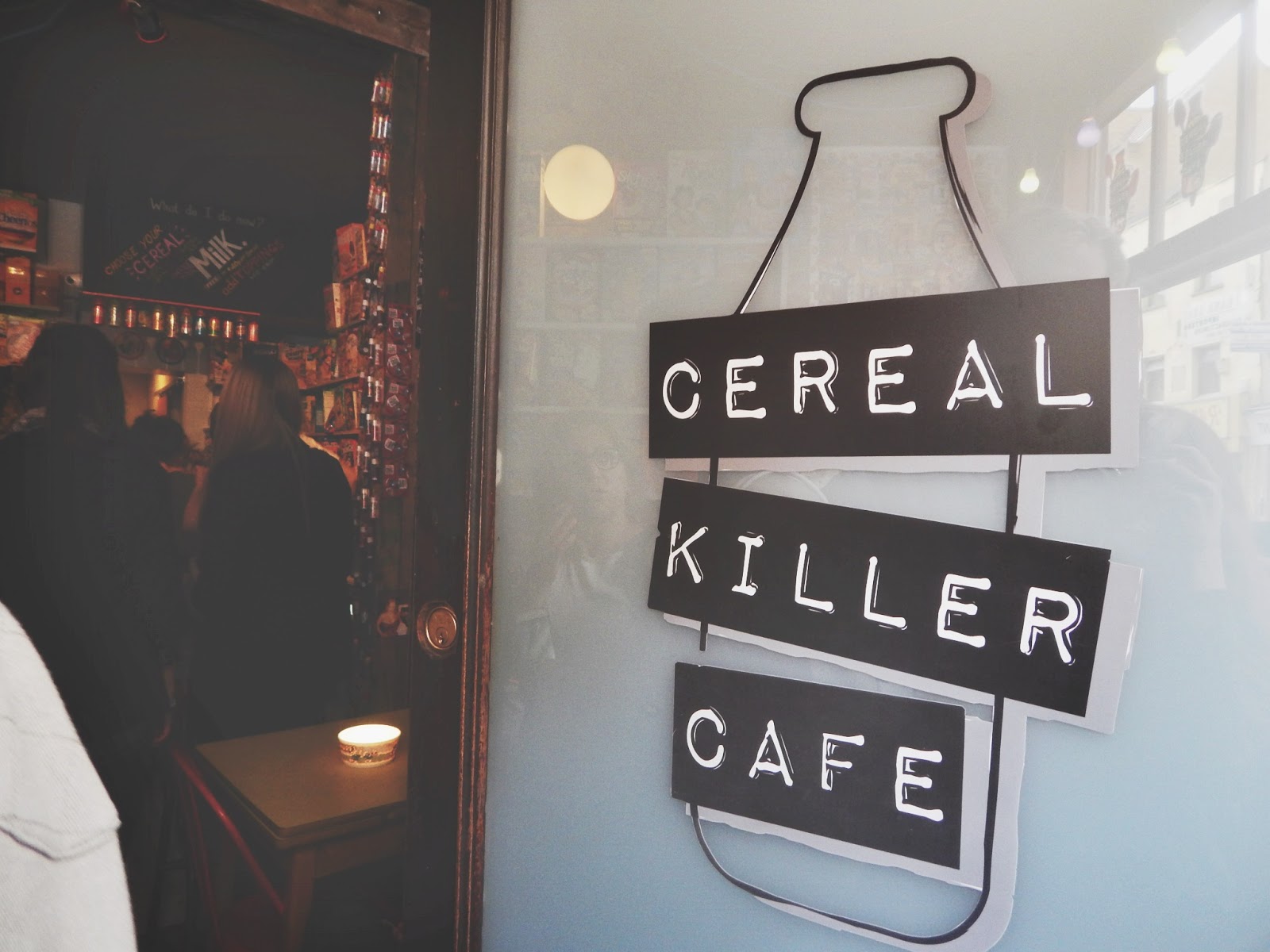 Cereal Killer Cafe 139 Brick Lane, Shoreditch Alphabeth