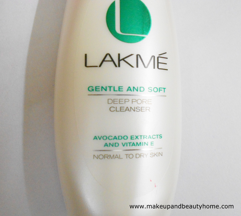 Lakme Gentle and Soft Deep Pore Cleanser Review