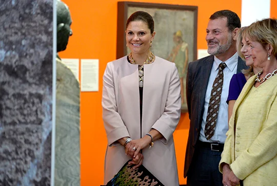 The exhibition is about Pompeii- Crown Princess Victoria