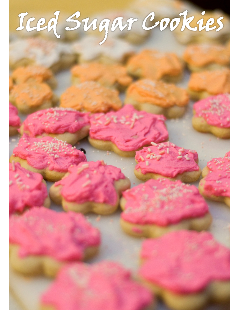 Julie Vision in the Kitchen Iced Sugar Cookies