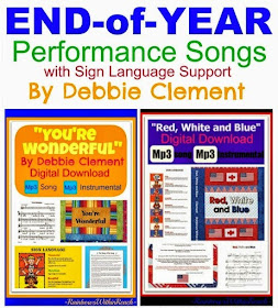 End of Year Performance Songs by Debbie Clement (with sign language support)