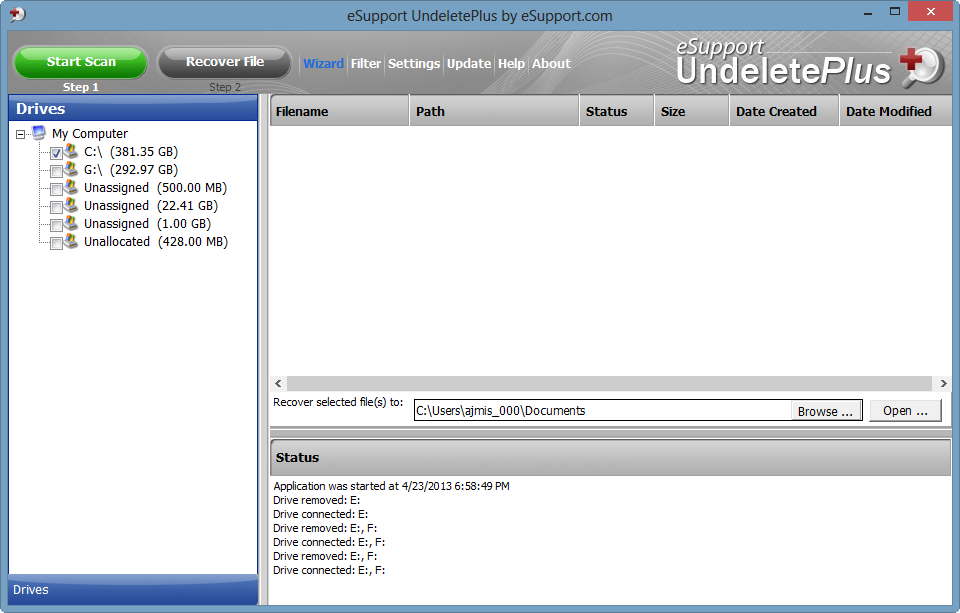 undeleteplus-esupport