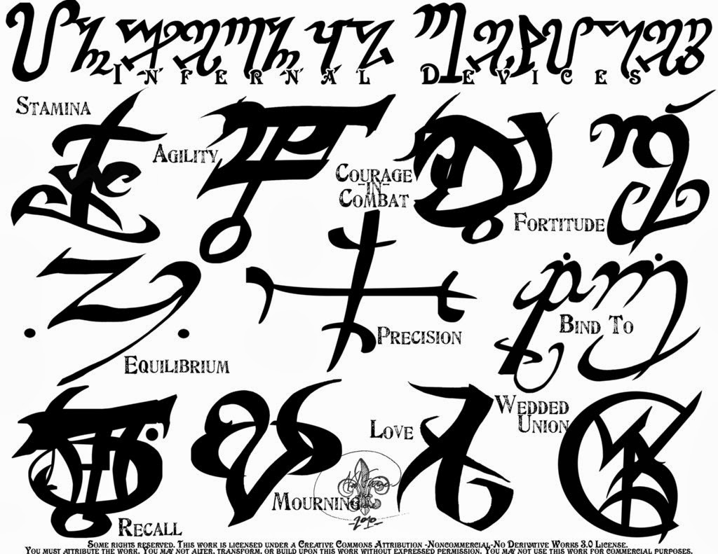 The Infernal Devices Runes