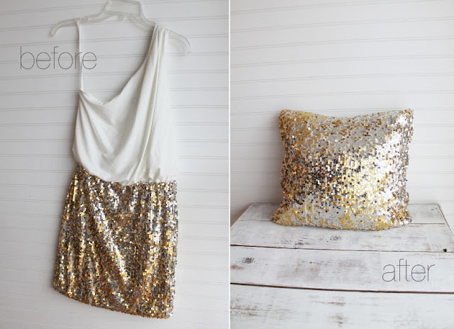 sequin pillow how to