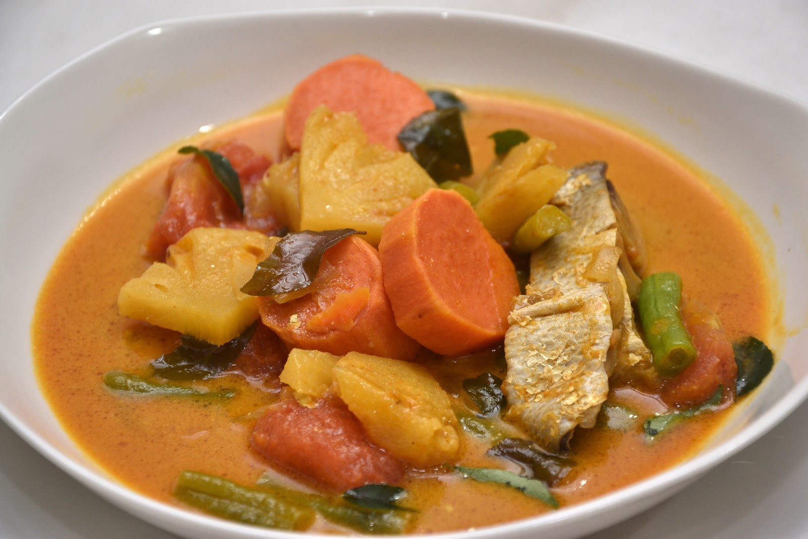 Masak Makan Gulai Ikan Masin