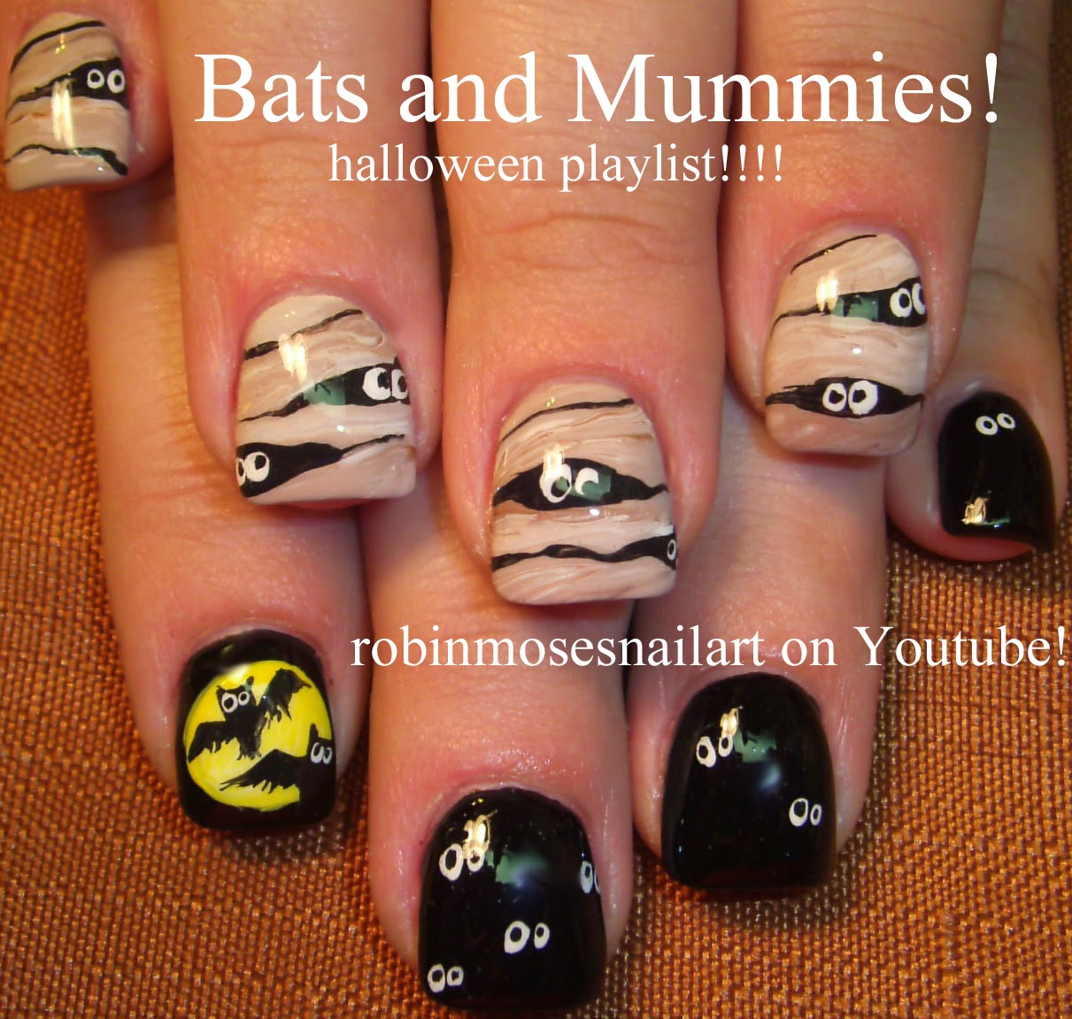 Robin Moses Nail Art "halloween nails" "halloween nail art" "cute