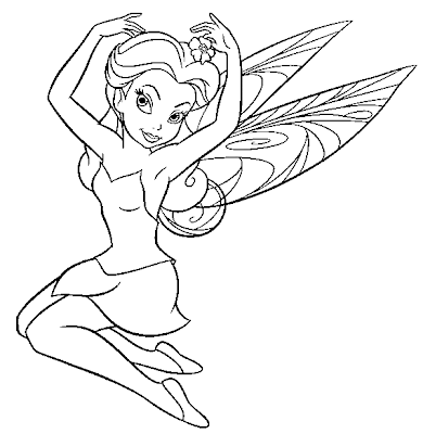 Disney Fairy Coloring Pages