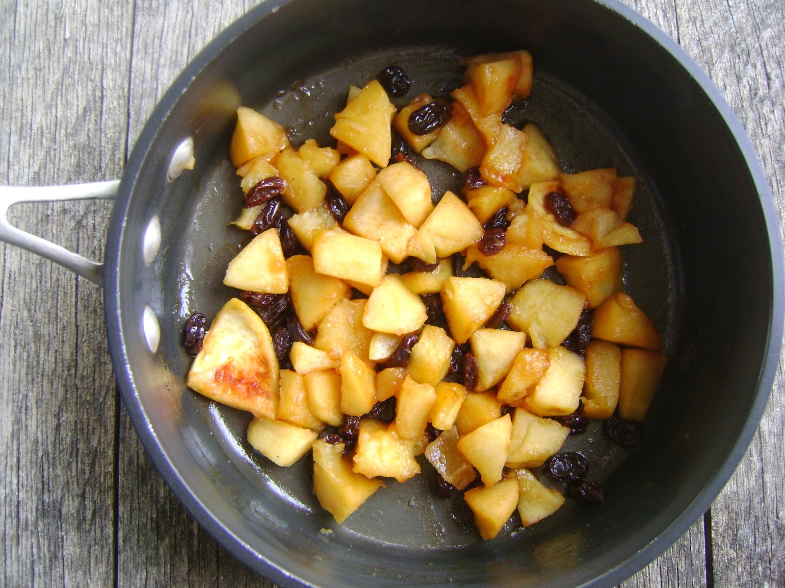 Cooked Quince with Raisins mysavoryspoon