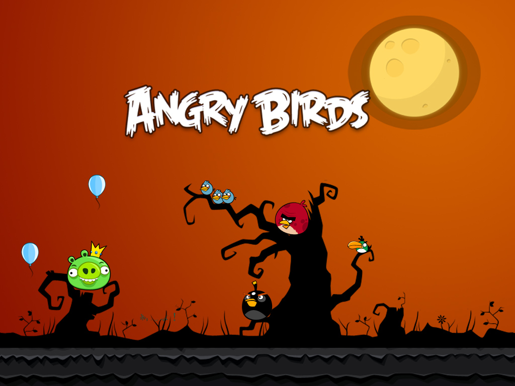 Free Desktop Wallpaper: Angry Birds Wallpaper