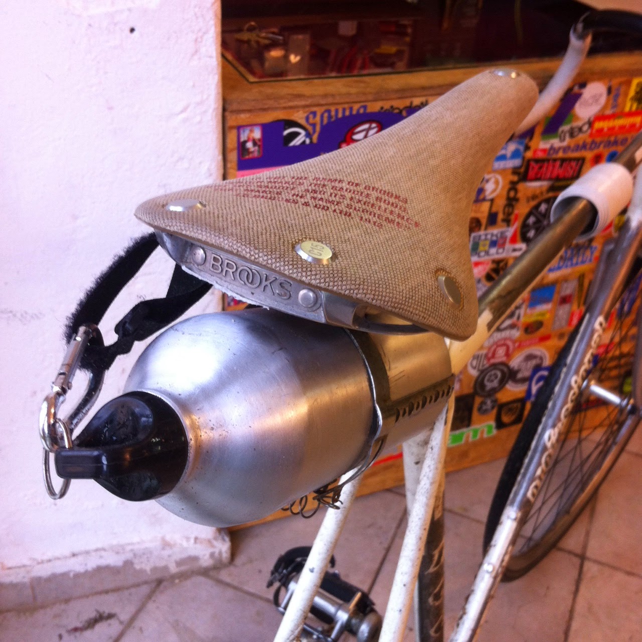 brooks saddle wet