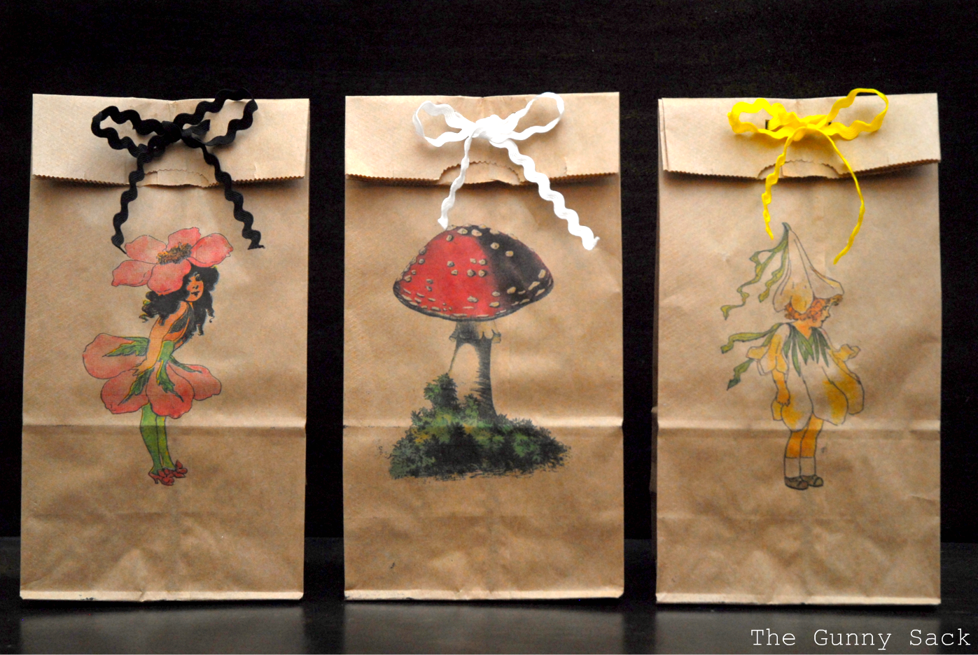 Tutorial Tuesday Printed Brown Paper Lunch Bags - The Gunny Sack
