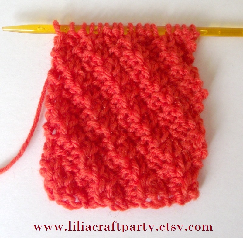 LiliaCraftParty: Knitting Stitch #2