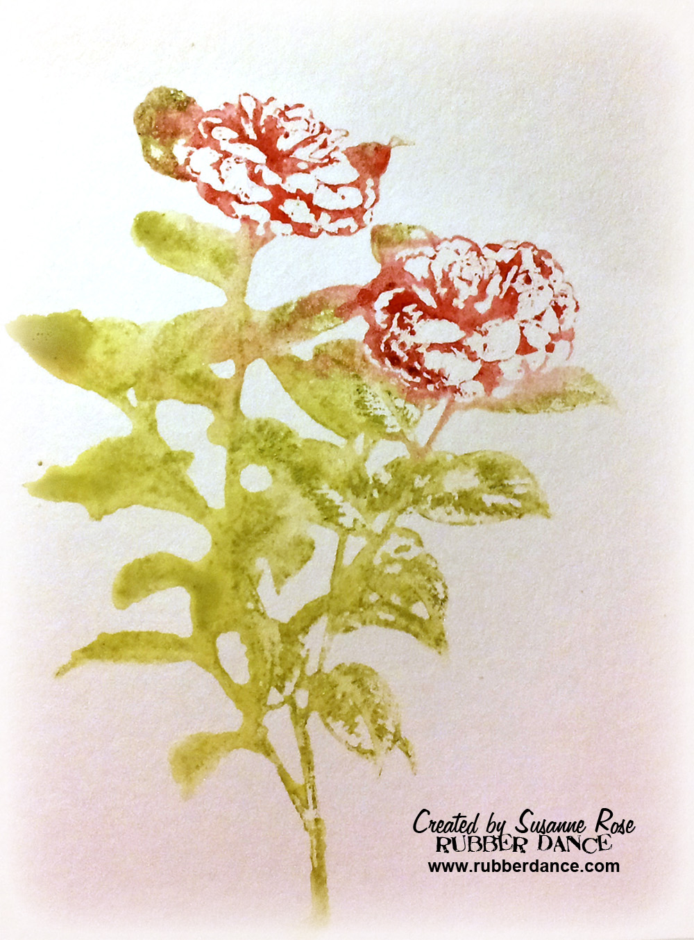 Susanne Rose Designs Watercolor Stamping
