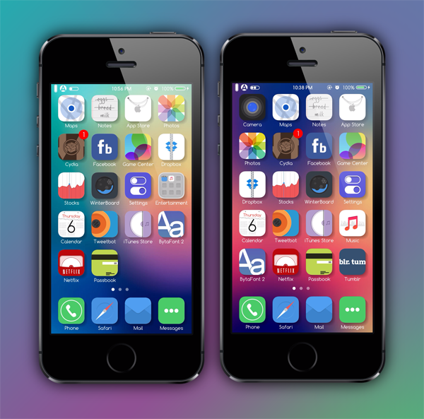Acies Theme Gives A New Look To iOS 7 App Icons