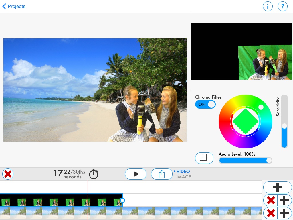 This is how we learn Spanish... Green Screen in our Spanish lessons