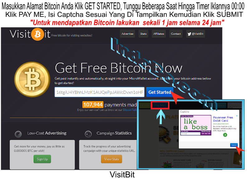 cara mendapatkan bitcoin gratis
