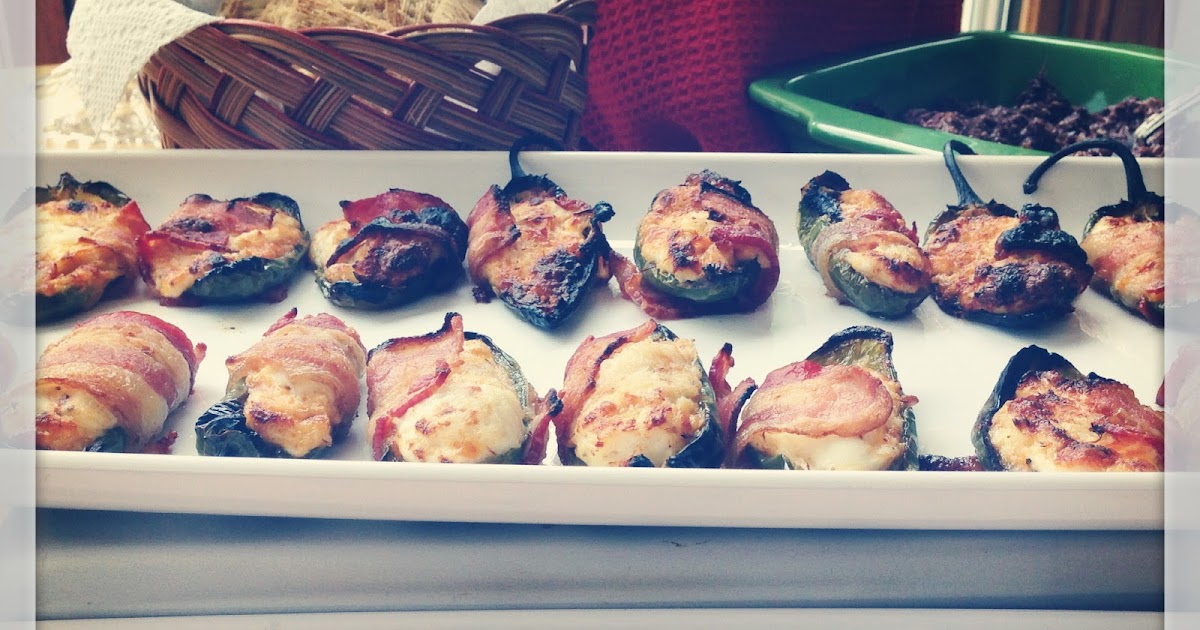 Crab Stuffed Jalapenos Wrapped in Bacon