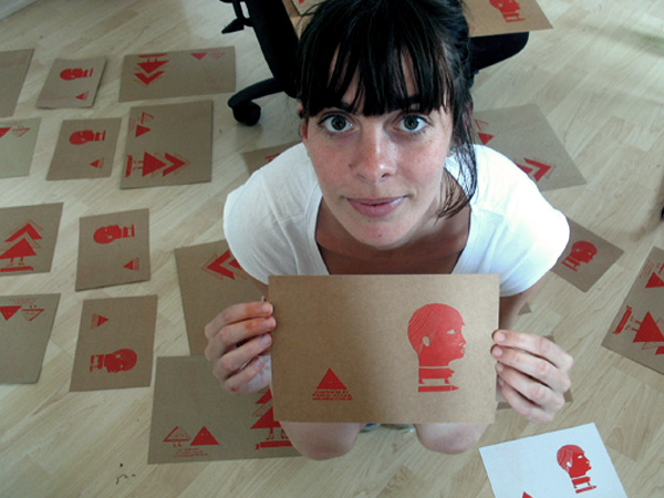 me and....first silk screened notebooks covers