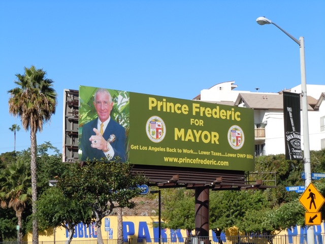 Prince Frederic Mayor billboard