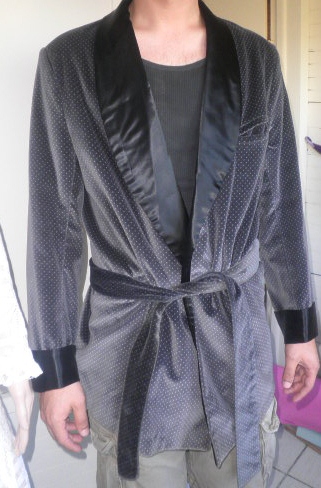 Vintage Saks Fifth Avenue Men's Smoking Jacket/Robe