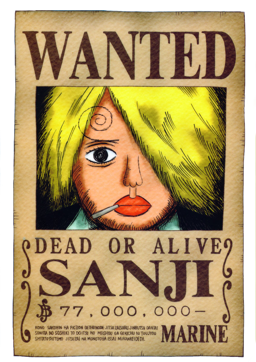 Straw Hat Pirates wanted posters? r/OnePiece